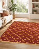 VASTRA HANDWOVEN COTTON RUG - Art and craft furniture
