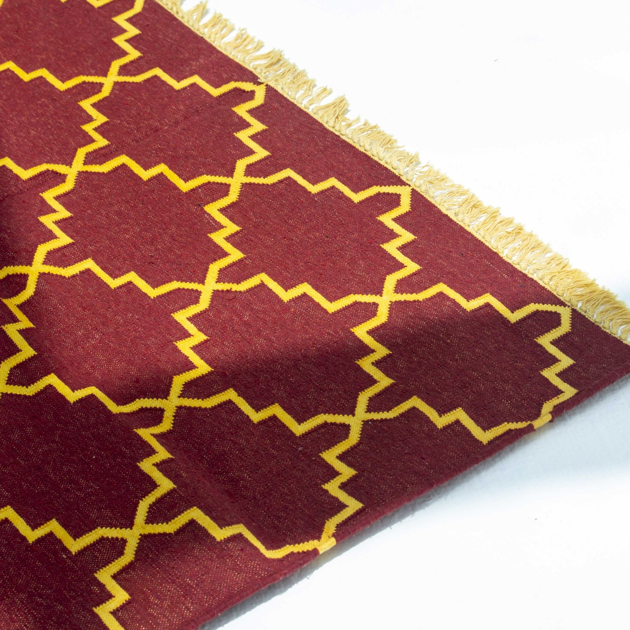 VASTRA HANDWOVEN COTTON RUG - Art and craft furniture