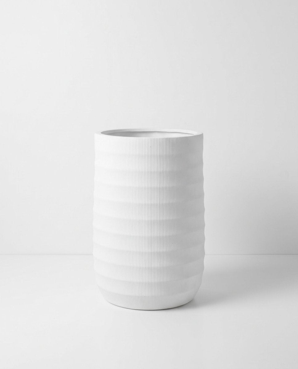 Velin White Pot - Art and craft furniture