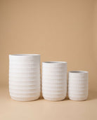 Velin White Pot - Art and craft furniture