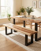 Velmont Rose Wood U Leg Bench - Art and craft furniture