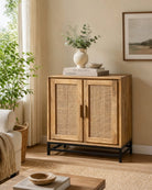 Velvane 2 Door Cane Sideboard - Art and craft furniture
