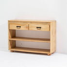 VENEZIA TWO DRAWER WDN CONSOLE TABLE - Art and craft furniture