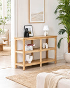 Venezia Wooden Console Table - Art and craft furniture
