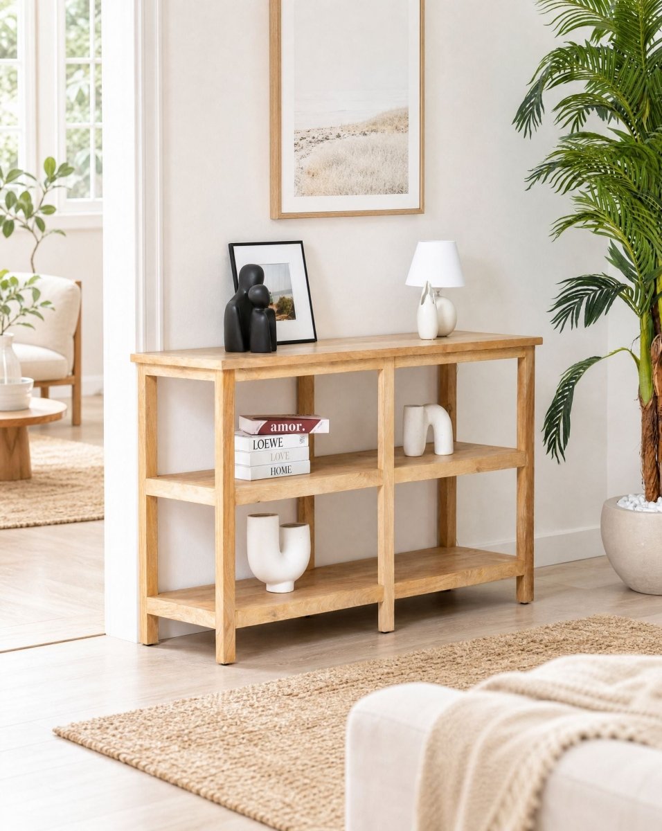 Venezia Wooden Console Table - Art and craft furniture
