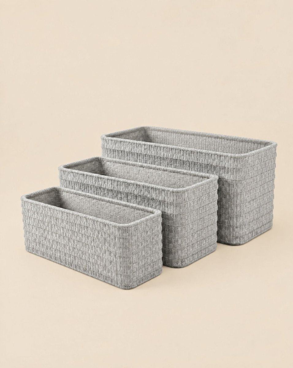Verde Grey Fiber Cement Pot - Art and craft furniture