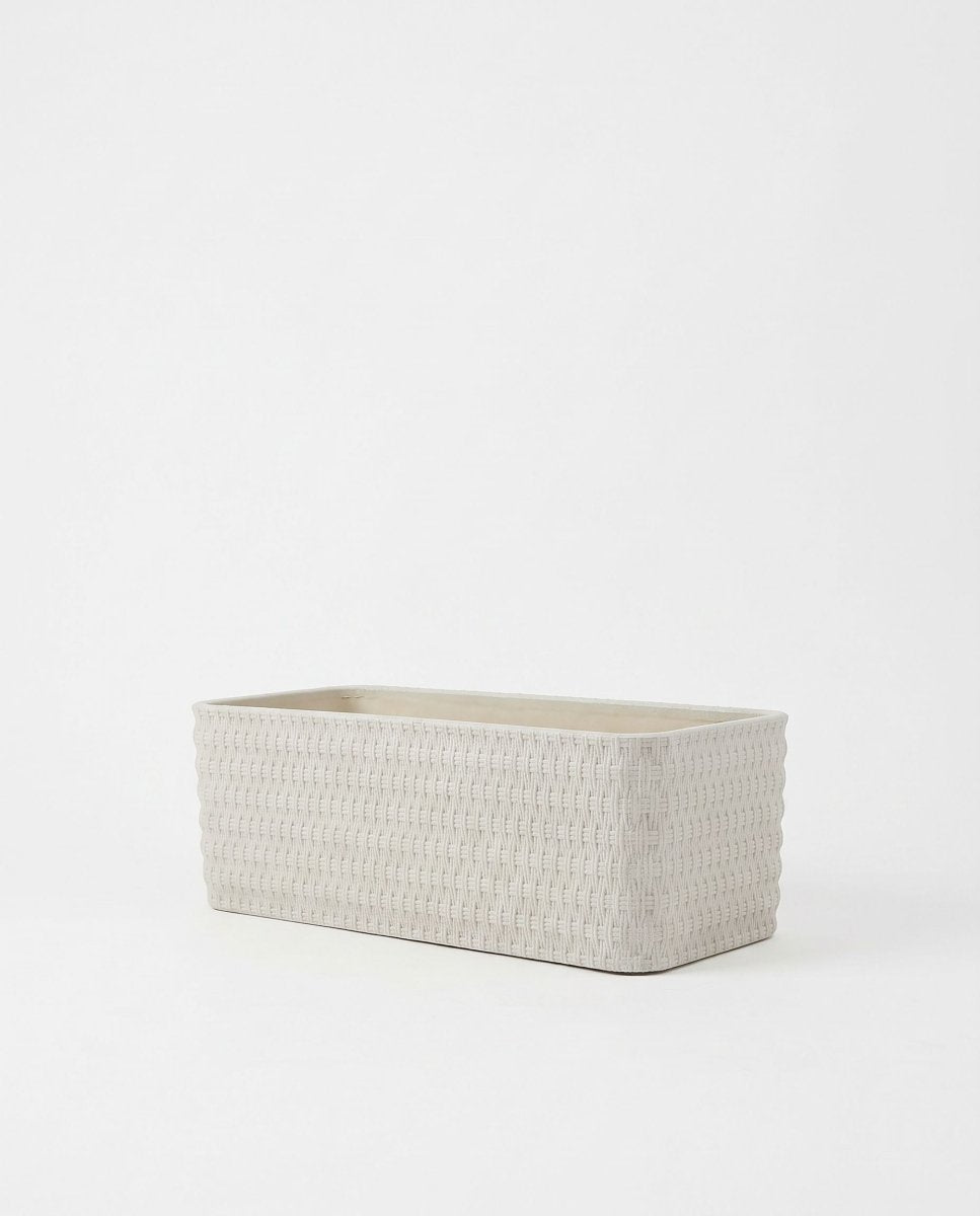 Verde Off White Planter - Art and craft furniture