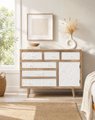 Verona Wooden Sideboard Cabinet - Art and craft furniture