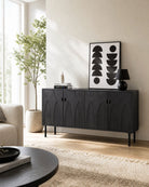 Verve Wooden Four Door Sideboard - Art and craft furniture