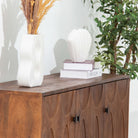 VERVE WOODEN THREE DOOR SIDEBOARD - Art and craft furniture