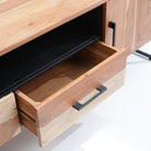 VILLENEUVE TWO DOOR TWO DRAWER TV STAND - Art and craft furniture