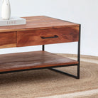 VILLENEUVE TWO DRAWER COFFEE TABLE - Art and craft furniture