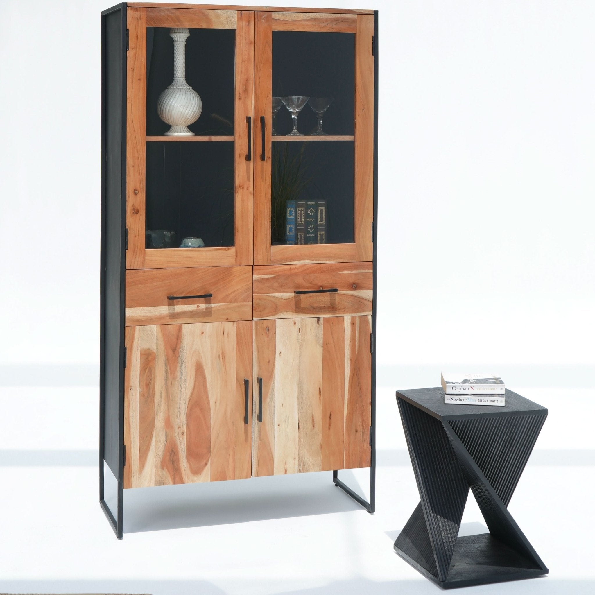 VILLENEUVE WOODEN CABINET - Art and craft furniture