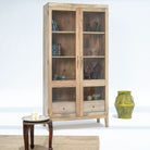 VISION TWO GLASS DOOR CABINET - Art and craft furniture