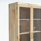 VISION TWO GLASS DOOR CABINET - Art and craft furniture