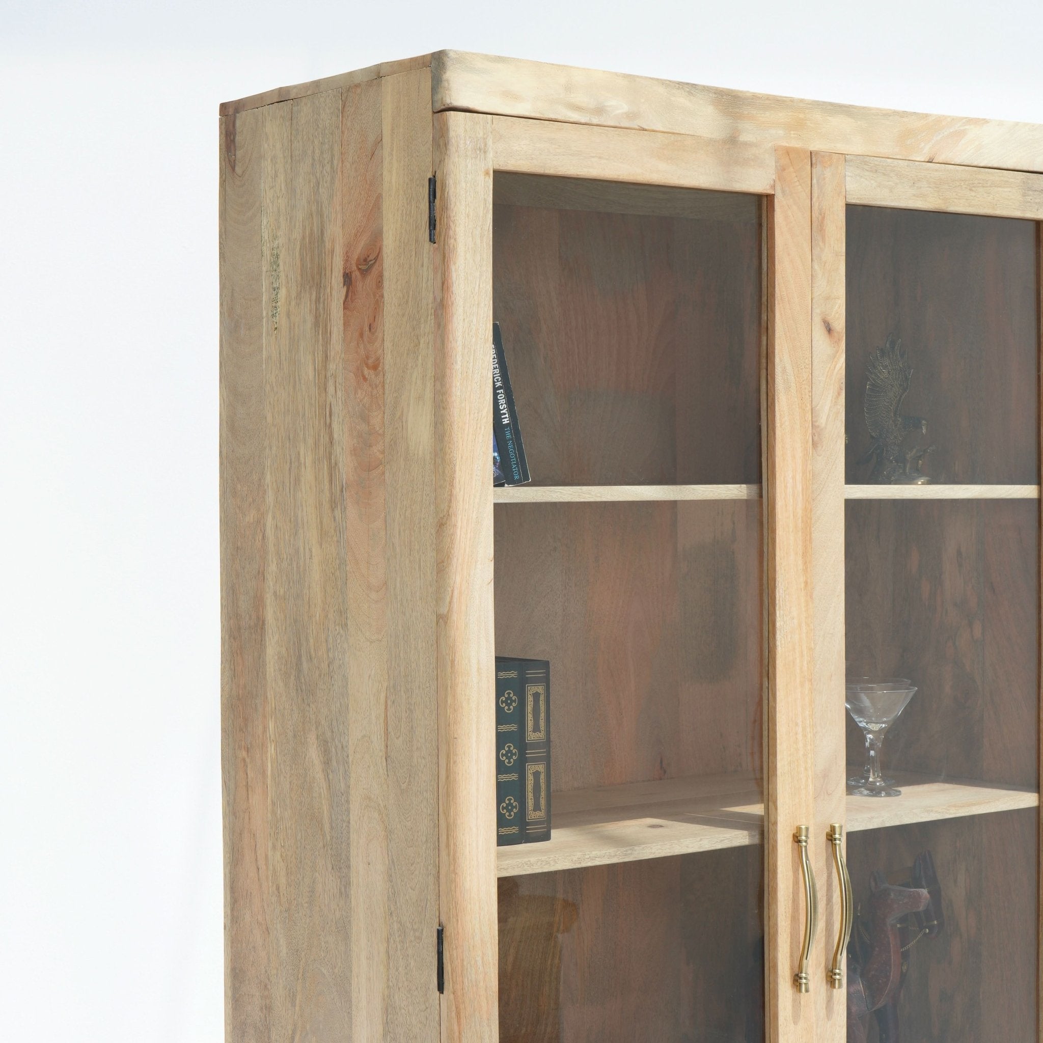 VISION TWO GLASS DOOR CABINET - Art and craft furniture