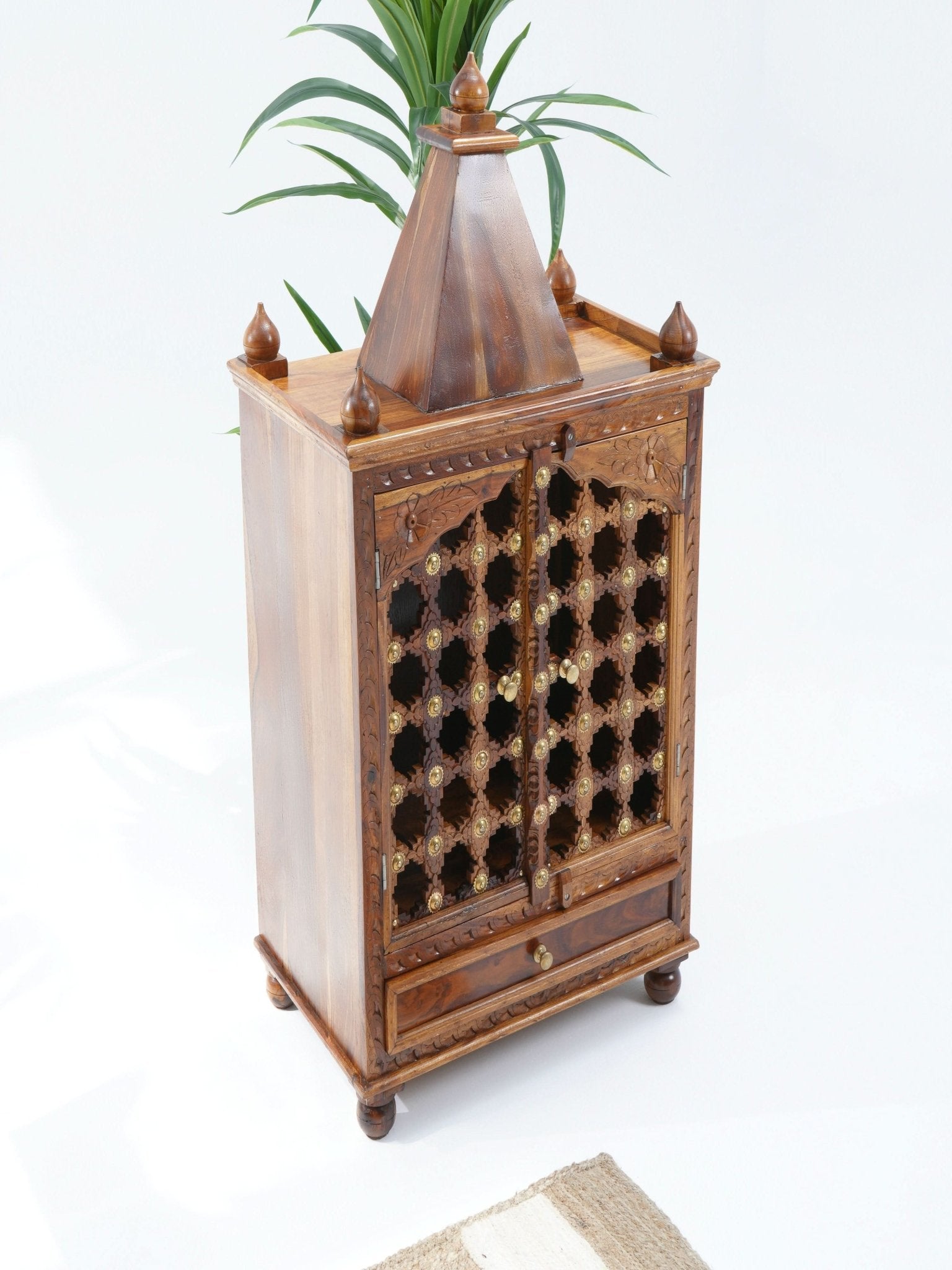 WDN TWO BAKRA DOOR & ONE DRAWER TEMPLE - Art and craft furniture