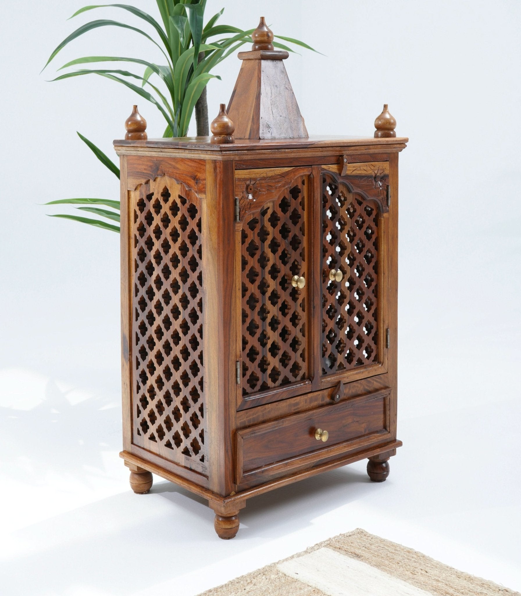 WDN TWO DOOR & ONE DRAWER TEMPLE - Art and craft furniture
