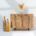 WINDSOR CANE DOOR SIDE BOARD - Art and craft furniture