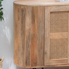 WINDSOR CANE FOUR DOOR SIDEBOARD - Art and craft furniture