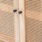 WINDSOR CANE FOUR DOOR SIDEBOARD - Art and craft furniture
