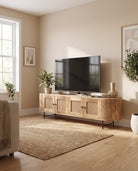 Windsor Four Cane Door TV Stand - Art and craft furniture