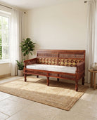 Winster 2 Seater Wooden Sofa - Art and craft furniture