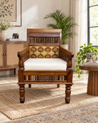 Winster Single Seater Wooden Sofa - Art and craft furniture