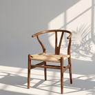 Wishbone Dark Dining Chair - Art and craft furniture