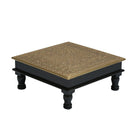 WOODEN BAJOT BRASS FTD - Art and craft furniture