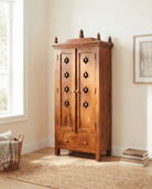 WOODEN BRASS BELLS TEMPLE - Art and craft furniture