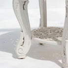 WOODEN CARVED ROUND STOOL - Art and craft furniture