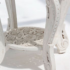 WOODEN CARVED ROUND STOOL - Art and craft furniture