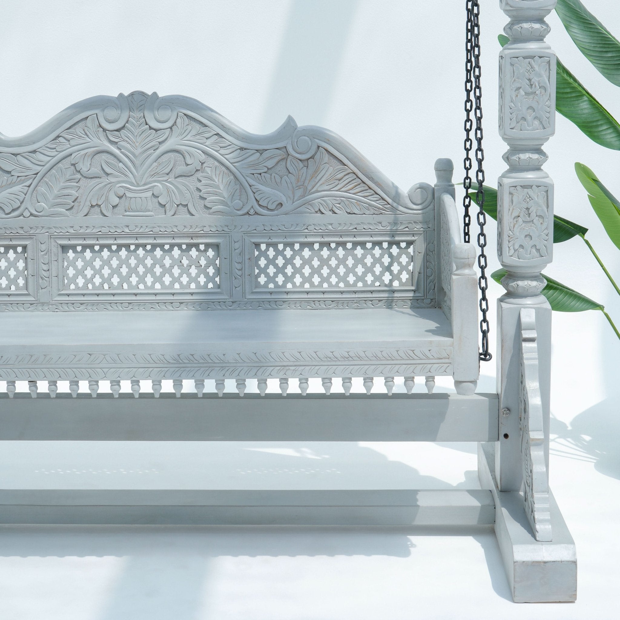 Wooden Carving Swing - Art and craft furniture