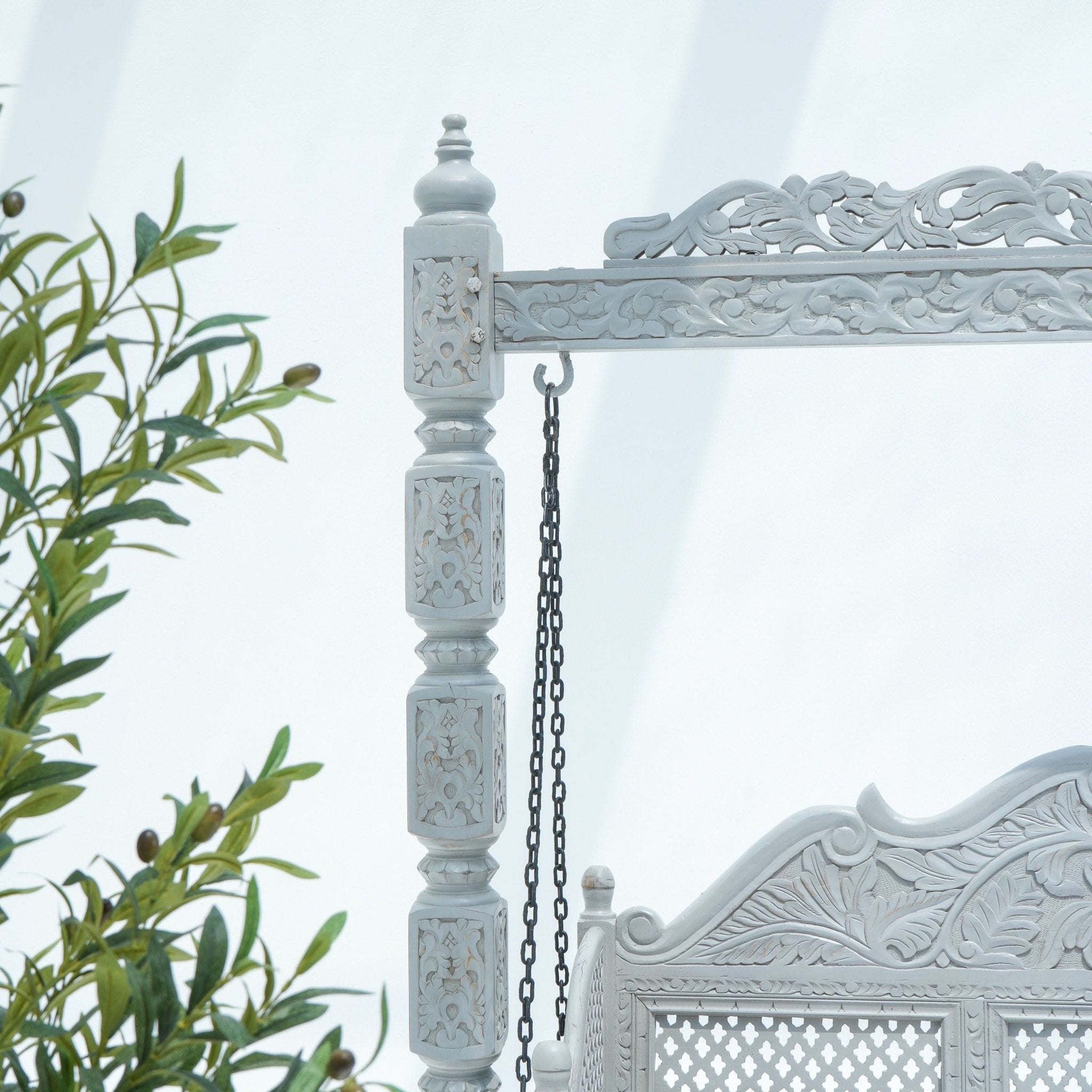 Wooden Carving Swing - Art and craft furniture