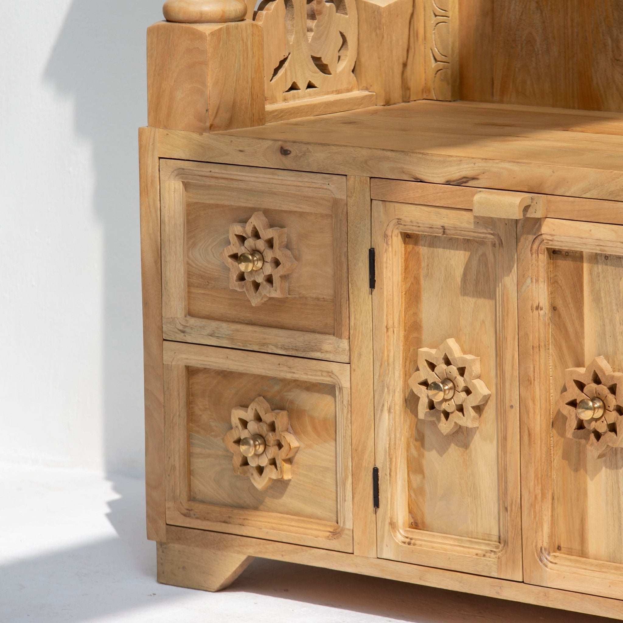 WOODEN CARVING TEMPLE - Art and craft furniture
