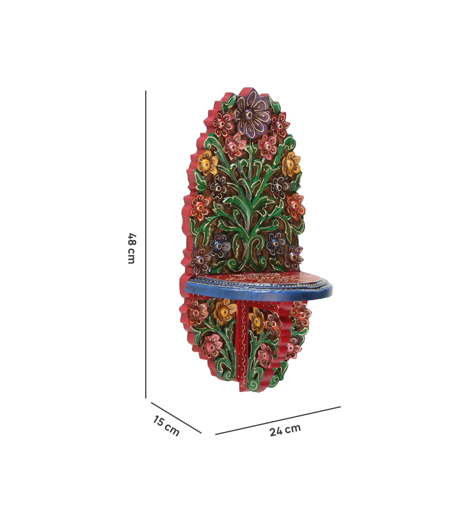 WOODEN FLOWER BRACKET - Art and craft furniture