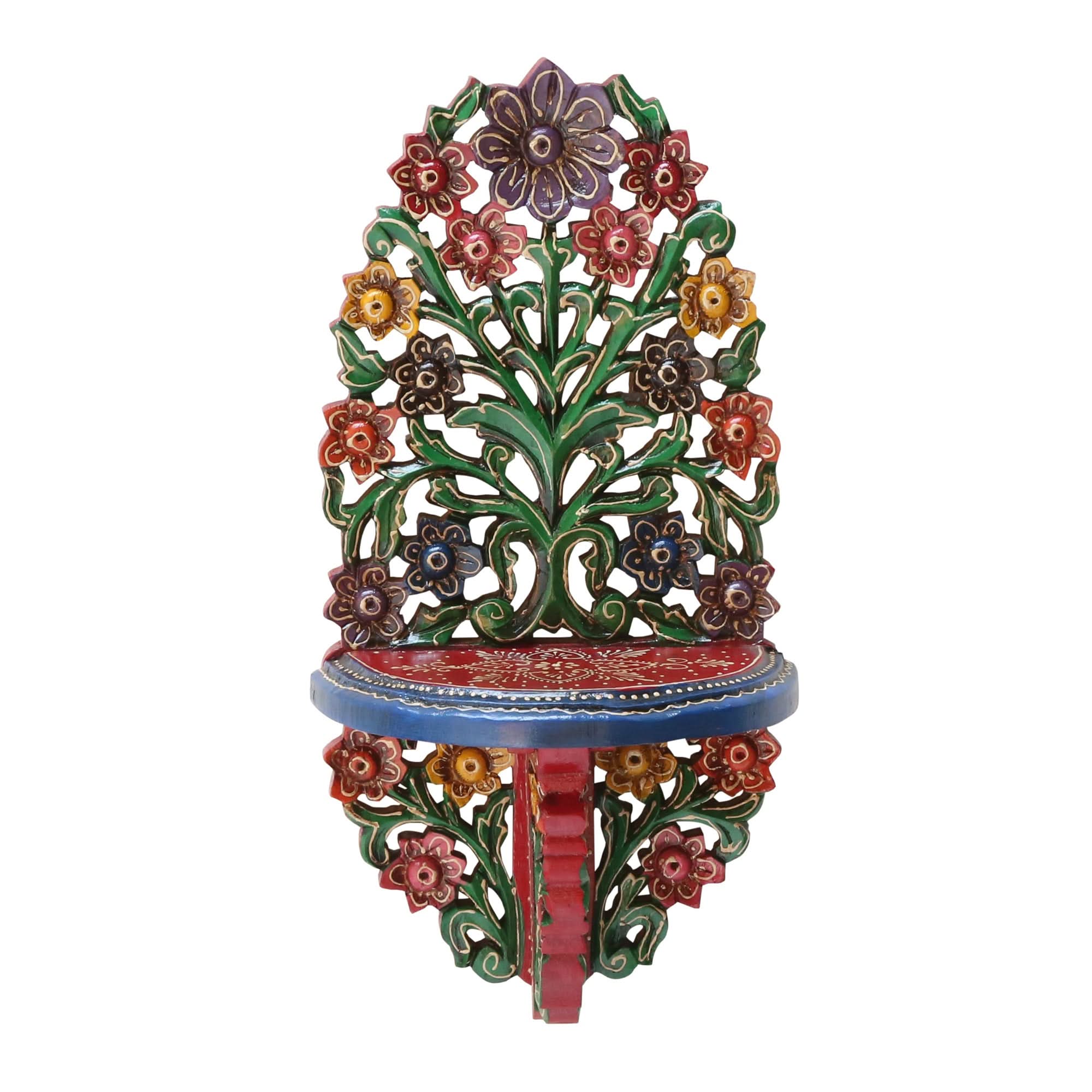 WOODEN FLOWER BRACKET - Art and craft furniture