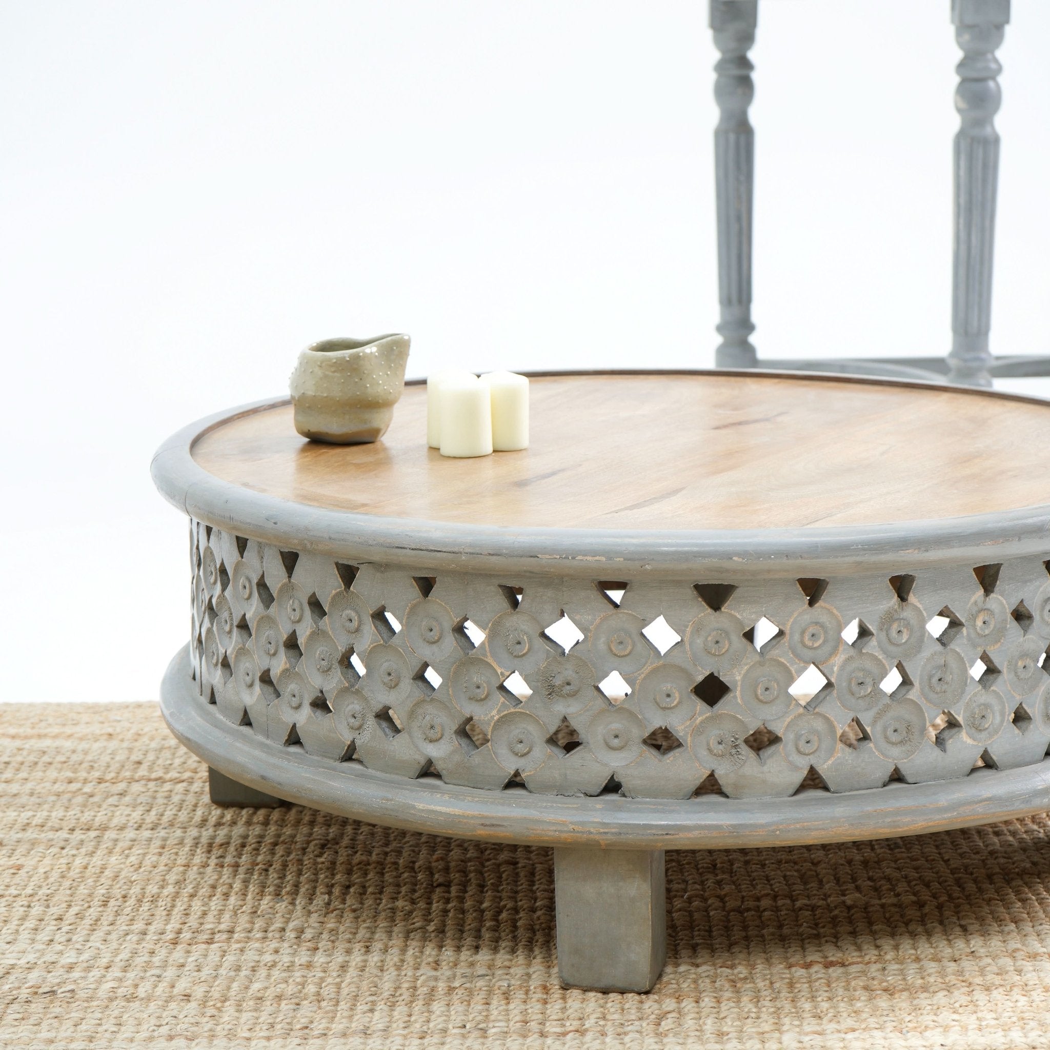 WOODEN GATHERING GROVE COFFEE TABLE - Art and craft furniture
