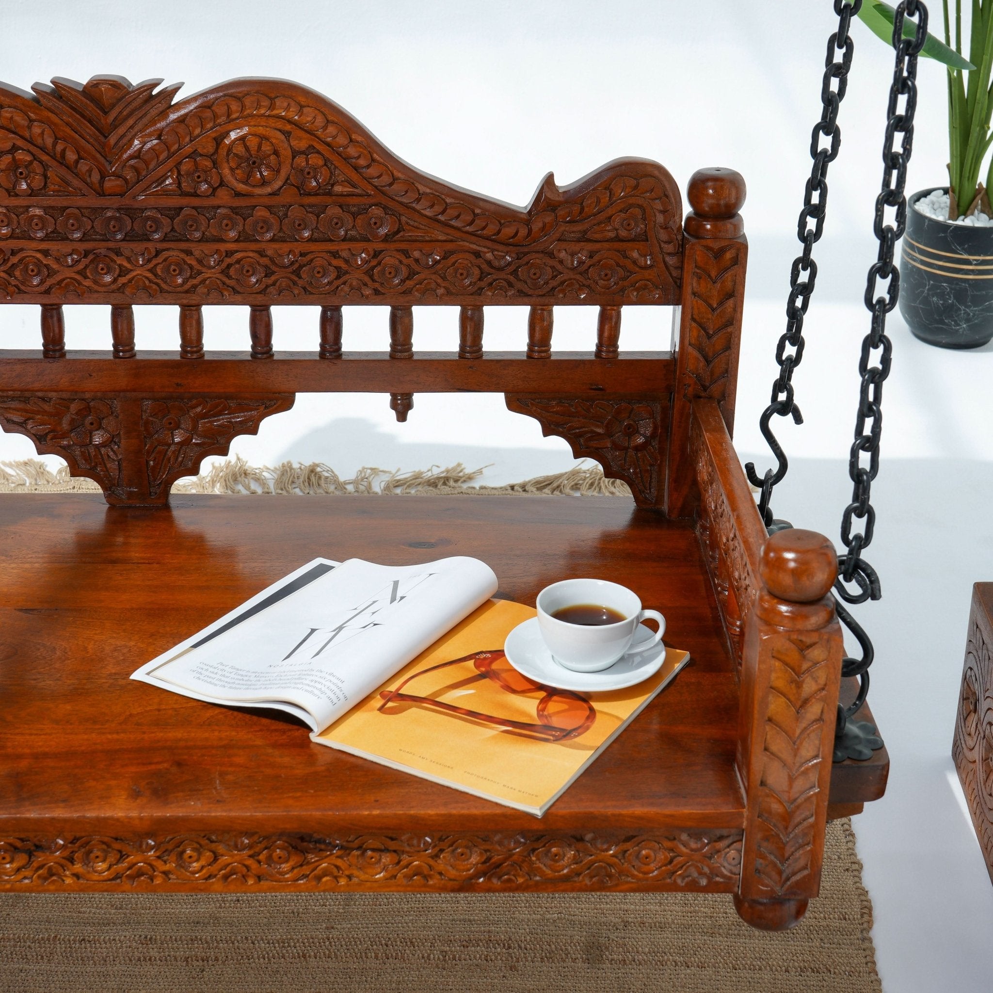 Wooden Natural Swing - Art and craft furniture