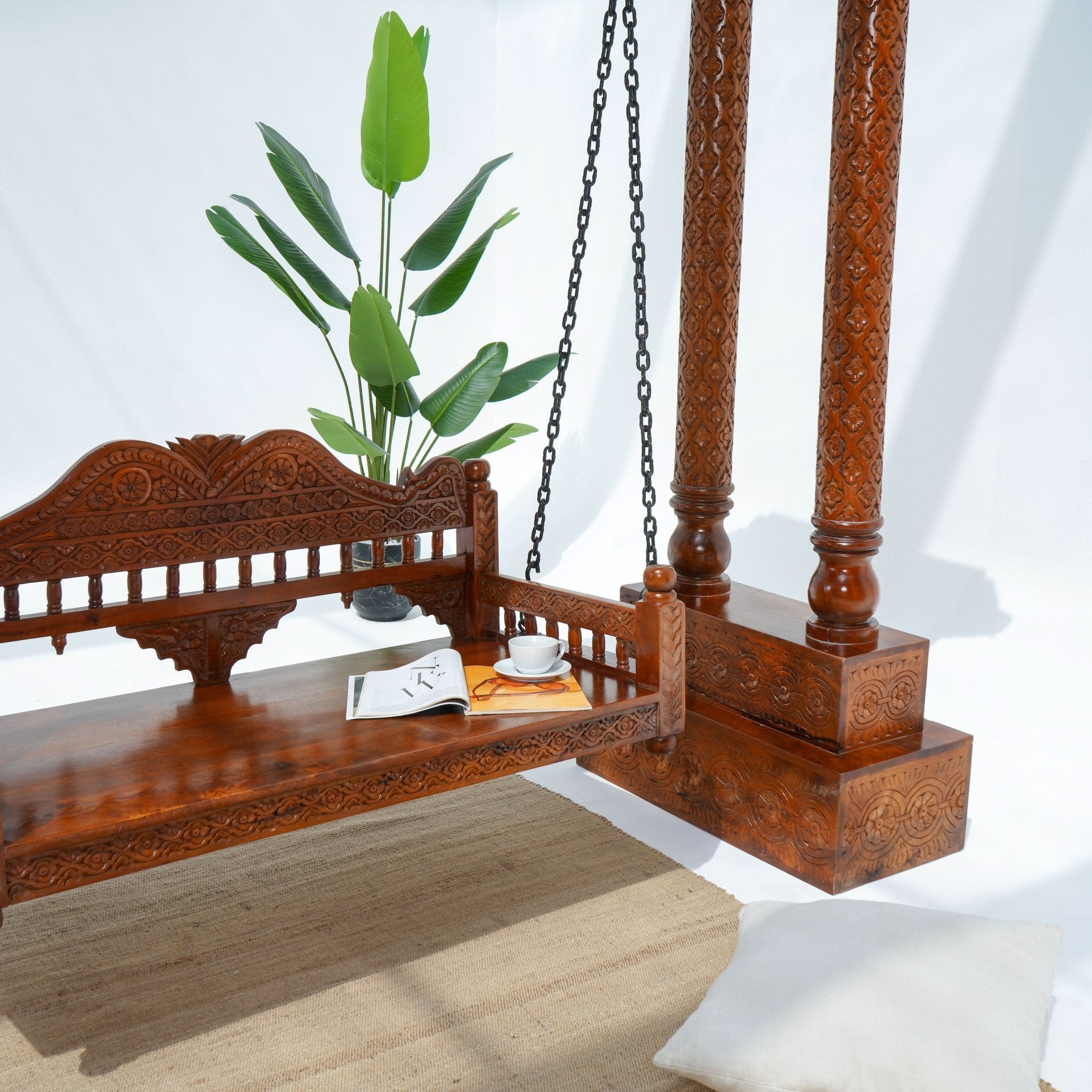 Wooden Natural Swing - Art and craft furniture