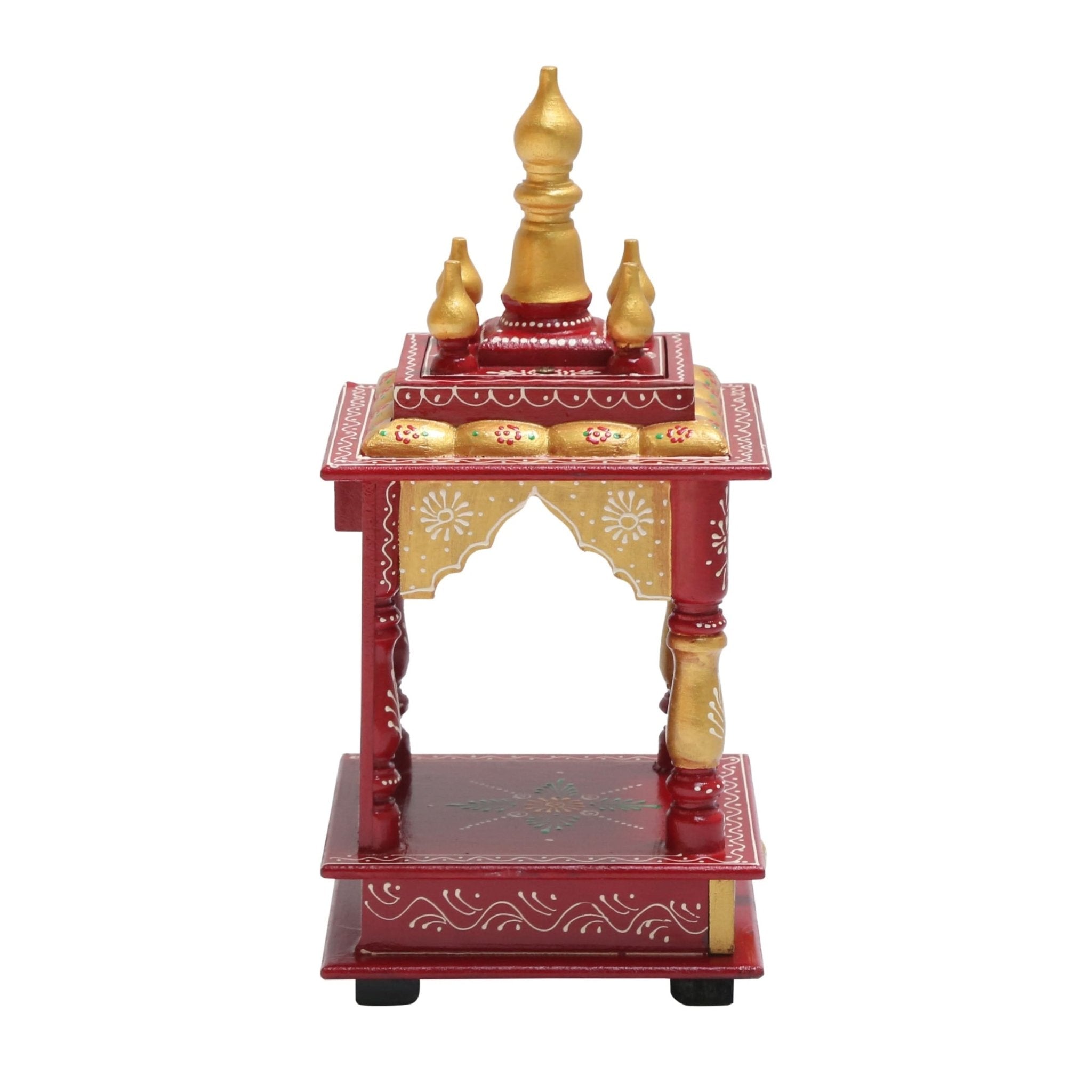 WOODEN SMALL PAINTING TEMPLE - Art and craft furniture