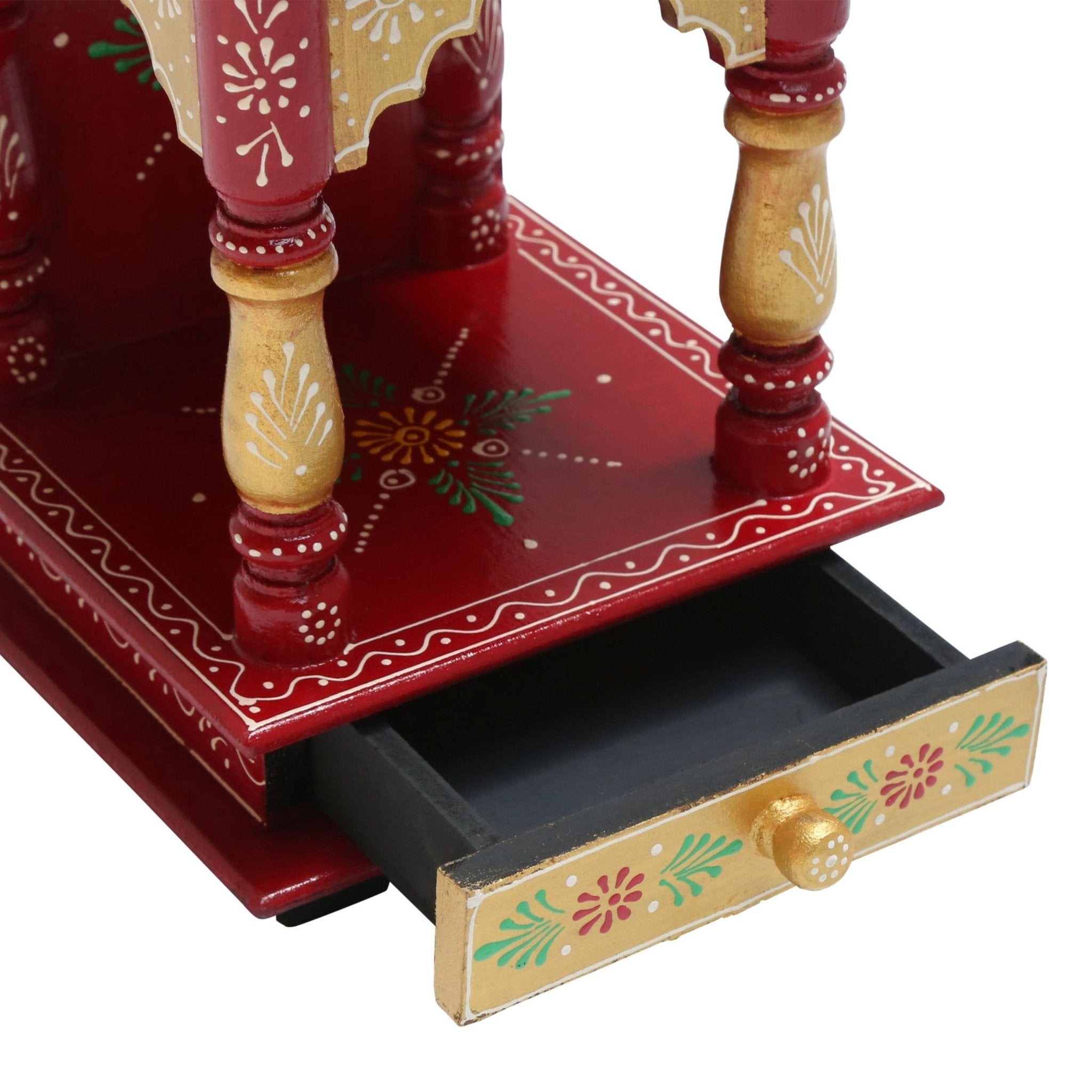 WOODEN SMALL PAINTING TEMPLE - Art and craft furniture