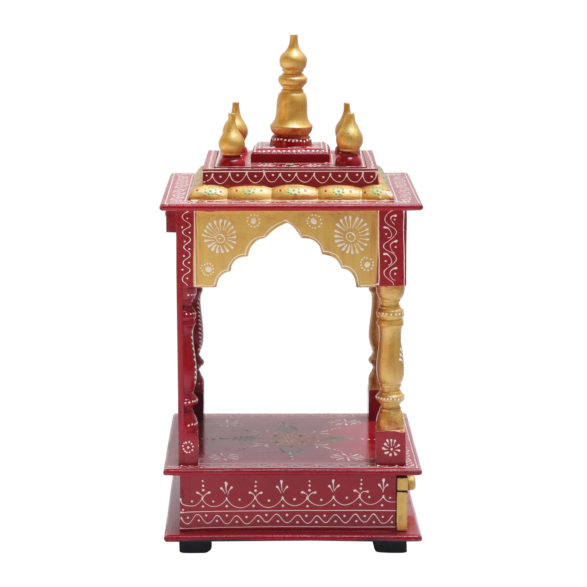WOODEN SMALL PAINTING TEMPLE - Art and craft furniture