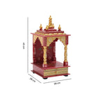 WOODEN SMALL PAINTING TEMPLE - Art and craft furniture