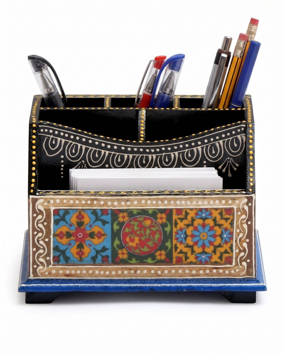 Wooden Stationary Stand Painting - Art and craft furniture