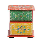 WOODEN STEP 2 DRAW MINI CHEST PAINTING - Art and craft furniture