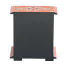 WOODEN STEP 2 DRAW MINI CHEST PAINTING - Art and craft furniture