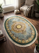 Yasaman Green Carpet - Art and craft furniture