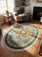 Yasaman Green Carpet - Art and craft furniture